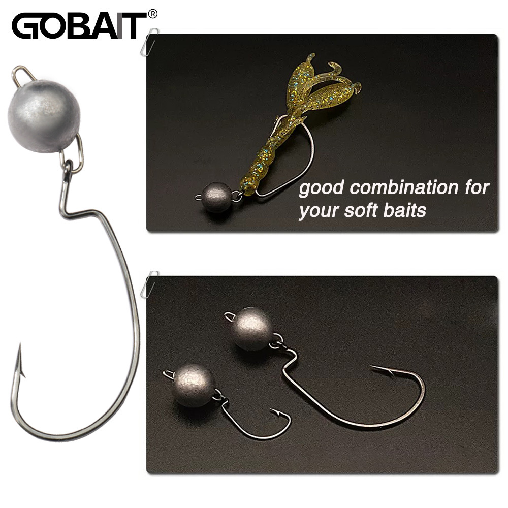 5 pièces tête de gabarit en mé - Fishing Hook Offset avis et prix